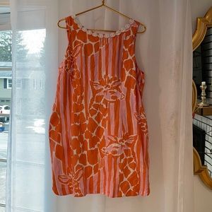 Lilly Pulitzer for Target linen giraffe shift dress
